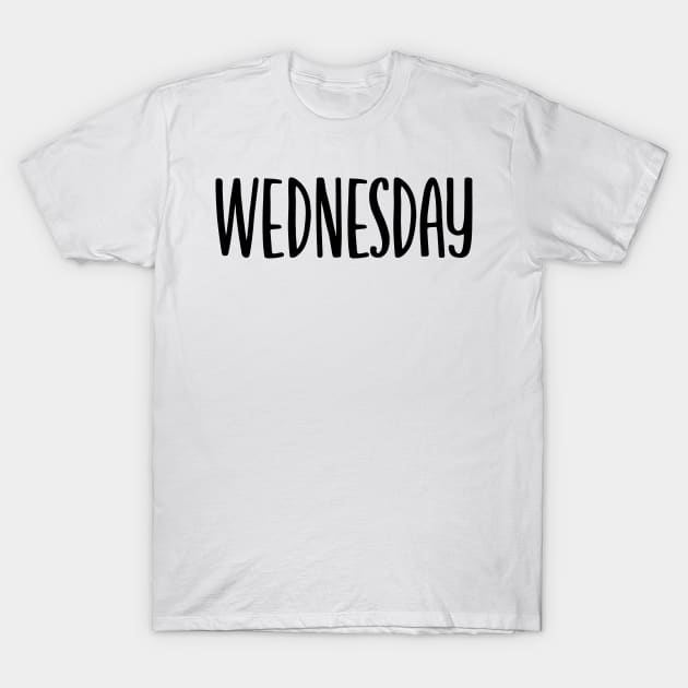 Wednesday T-Shirt by colorsplash